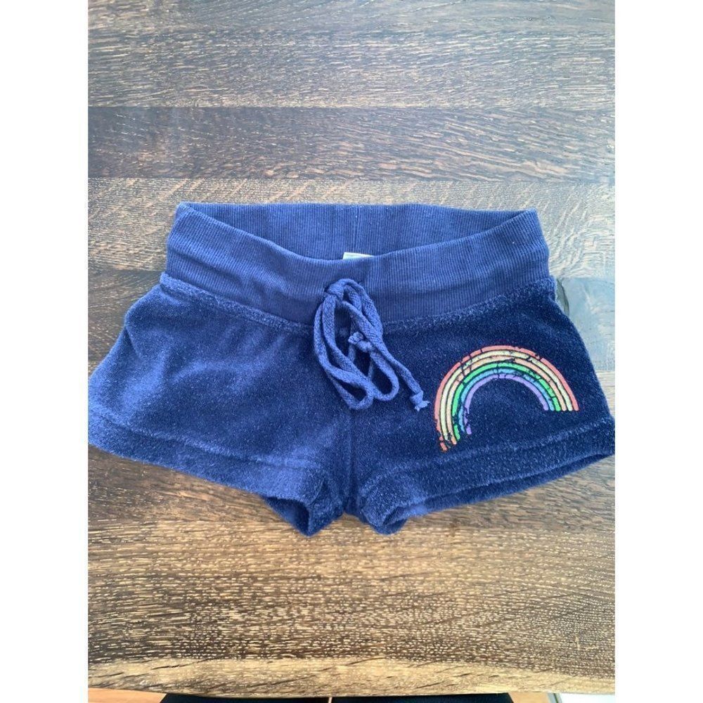 𝅺SUZETTE navy terry girl shorts 